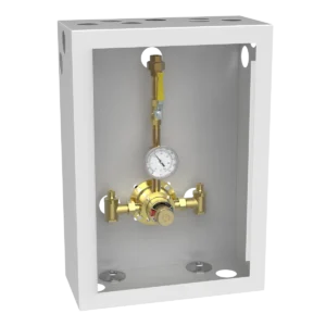 6110 Piped Thermometer Ball Valve Union Cabinet