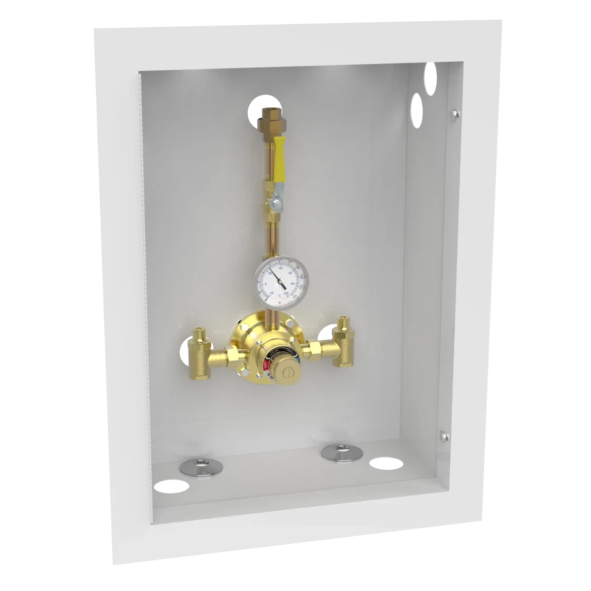 6115 Piped Thermometer Ball Valve Union Cabinet - Image 6