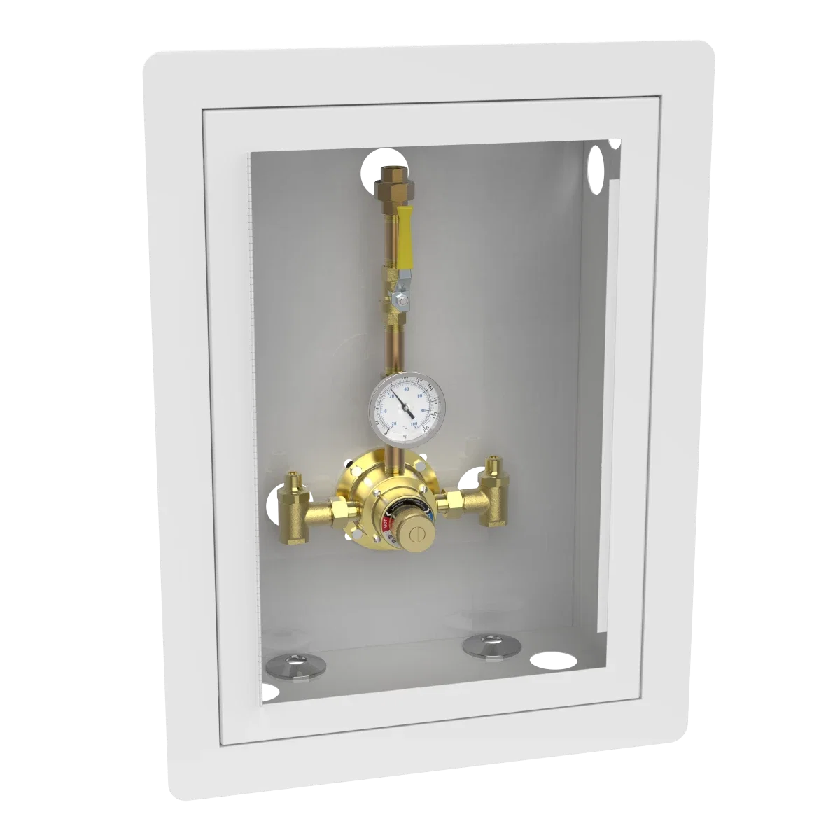 6115 Piped Thermometer Ball Valve Union Cabinet - Image 3