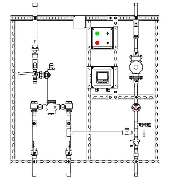 801 Mixing System with Remote Monitoring System Deluxe