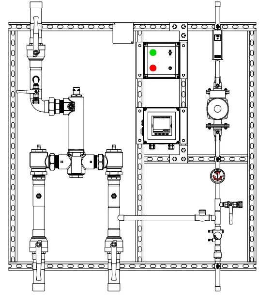 805 Mixing System with Remote Monitoring System Deluxe