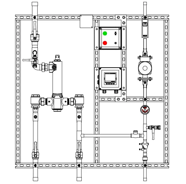 803 Mixing System with Remote Monitoring System Deluxe
