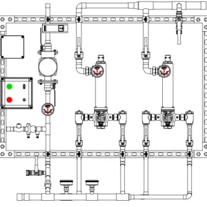 801 Parallel Mixing System