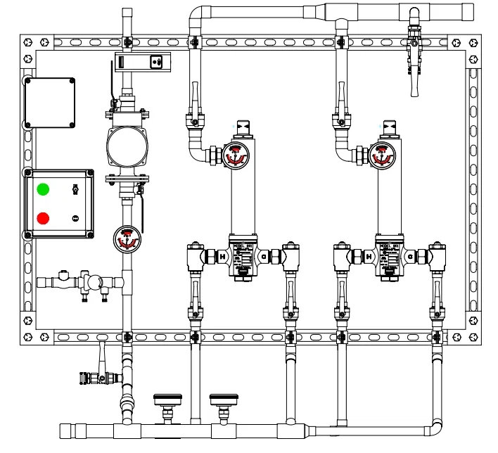 801 Parallel Mixing System