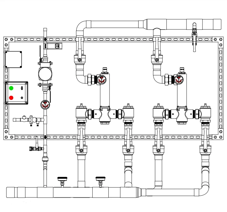 805 Parallel Mixing System
