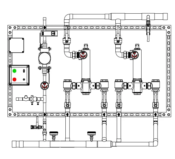 803 Parallel Mixing System